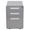 Emma and Oliver Ergonomic 3-Drawer Mobile Locking Filing Cabinet Storage Organizer